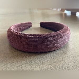 Anthropologie Milly Brown Velvet Corded Headband